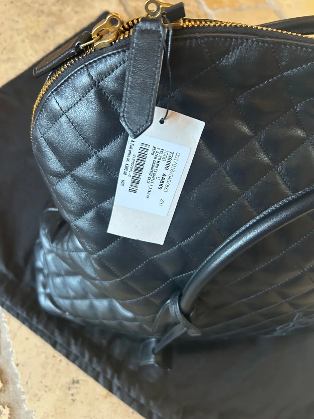 Saint Laurent ES Giant Travel Bag.  Made in Italy.